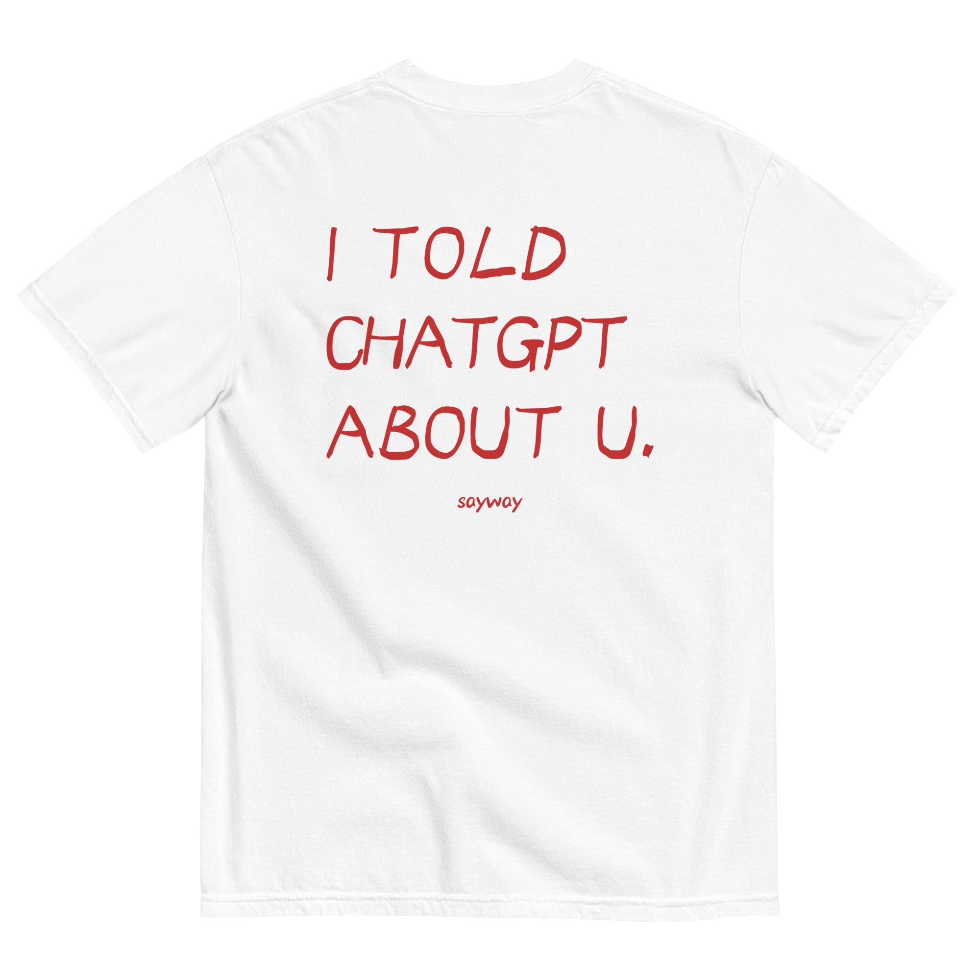 I TOLD CHATGPT ABOUT YOU