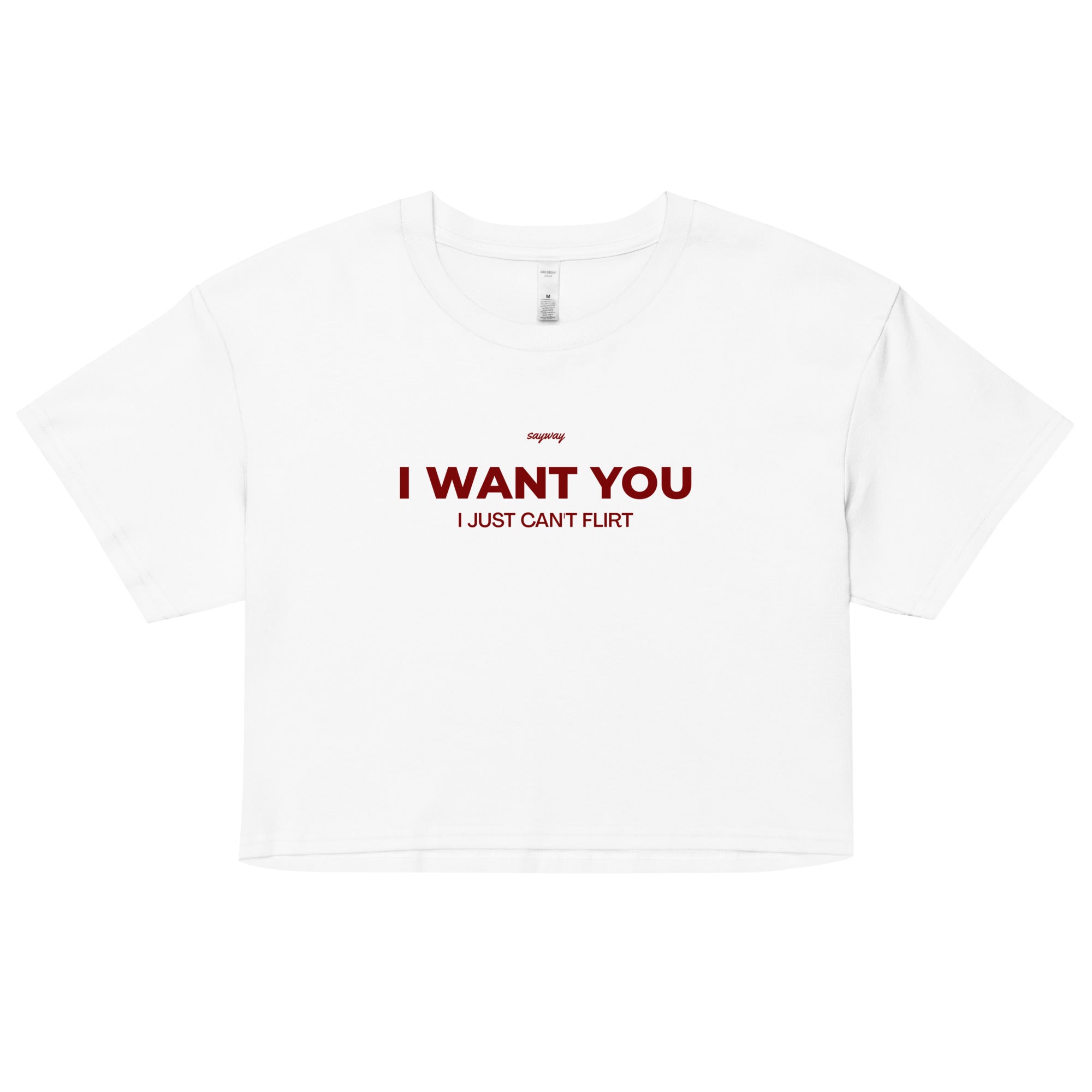 I WANT YOU, I JUST CAN'T FLIRT